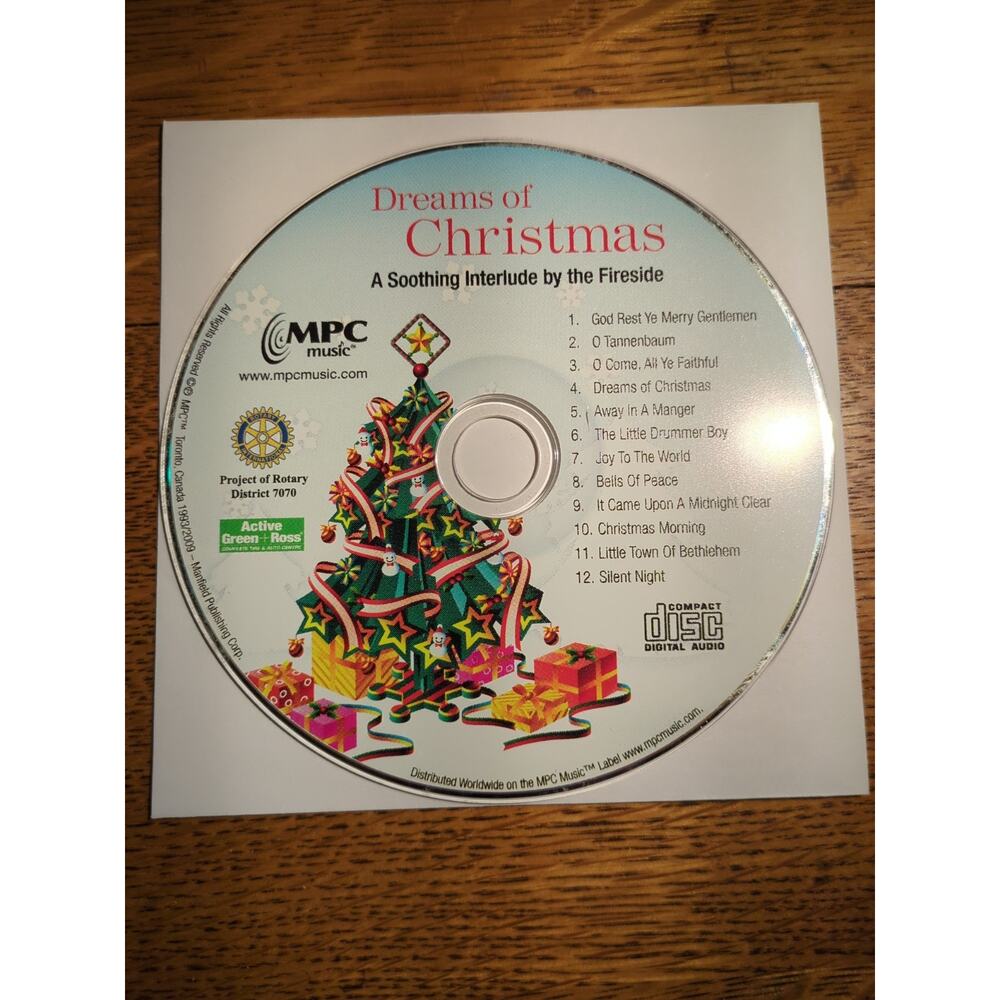 DREAMS OF CHRISTMAS MPC MUSIC CD Disc Only